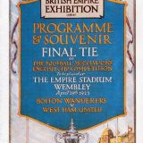 1923 FA Cup Final (Reprint) Bolton Wanderers v West Ham United