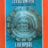 1974 Charity Shield  Leeds United v Liverpool