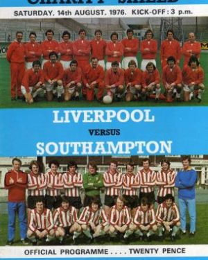 1976 Charity Shield  Liverpool v Southampton