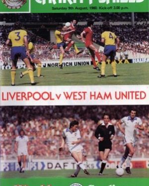 1980 Charity Shield  Liverpool v West Ham United