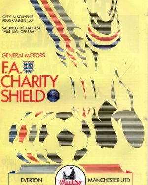 1985 Charity Shield  Everton v Manchester United