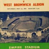 1954 FA Cup Final Preston North End v West Bromwich Albion