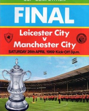 1969 FA Cup Final Programme Leicester City v Manchester City