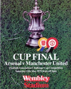 1979 FA Cup Final Programme Arsenal v Manchester United