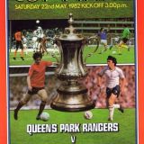 1982 FA Cup Final  Queens Park Rangers v Tottenham Hotspur