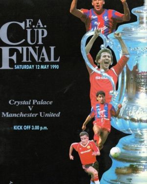 1990 FA Cup Final Programme Crystal Palace v Manchester United