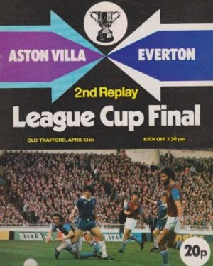 1977 League Cup Final 2nd Replay Aston Villa v Everton