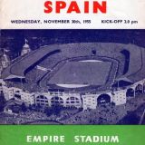 engand v spain 1955