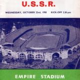 england v ussr 1958