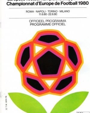 1980 European Championship Tournament Finals – Official Programme (Belgian / Dutch Language)