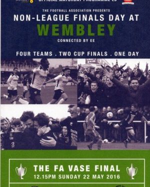 2016 FA Trophy Final  FC Halifax v Grimbsy Town (includes FA Vase Final)