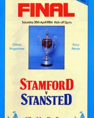 1984 FA Vase Final  Stamford v Stansted